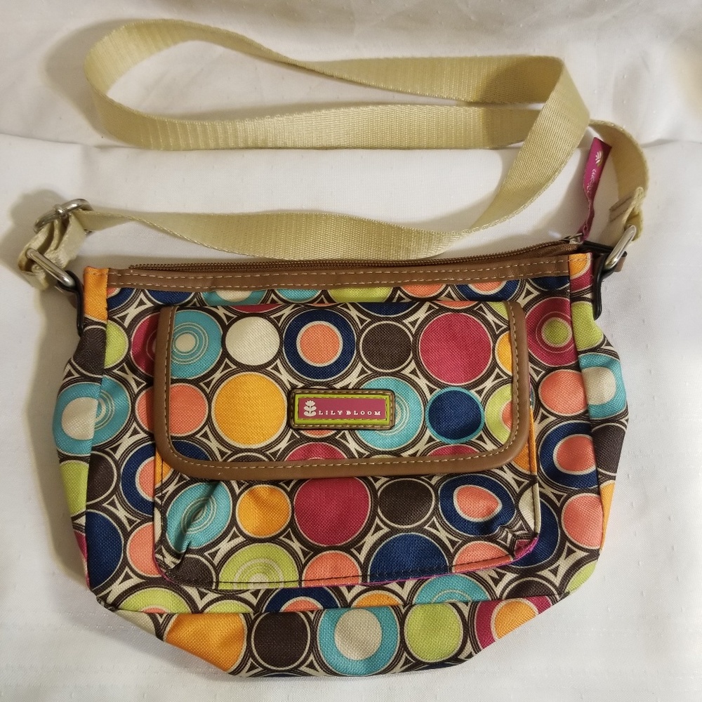 Lily Bloom Crossbody Handbag Purse - Picture 1 of 8